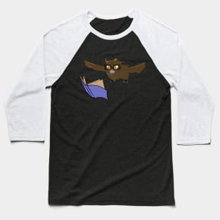 Owl Multitasking Baseball T-Shirt